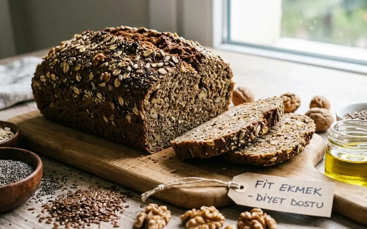 diyetlik fit ekmek tarifi